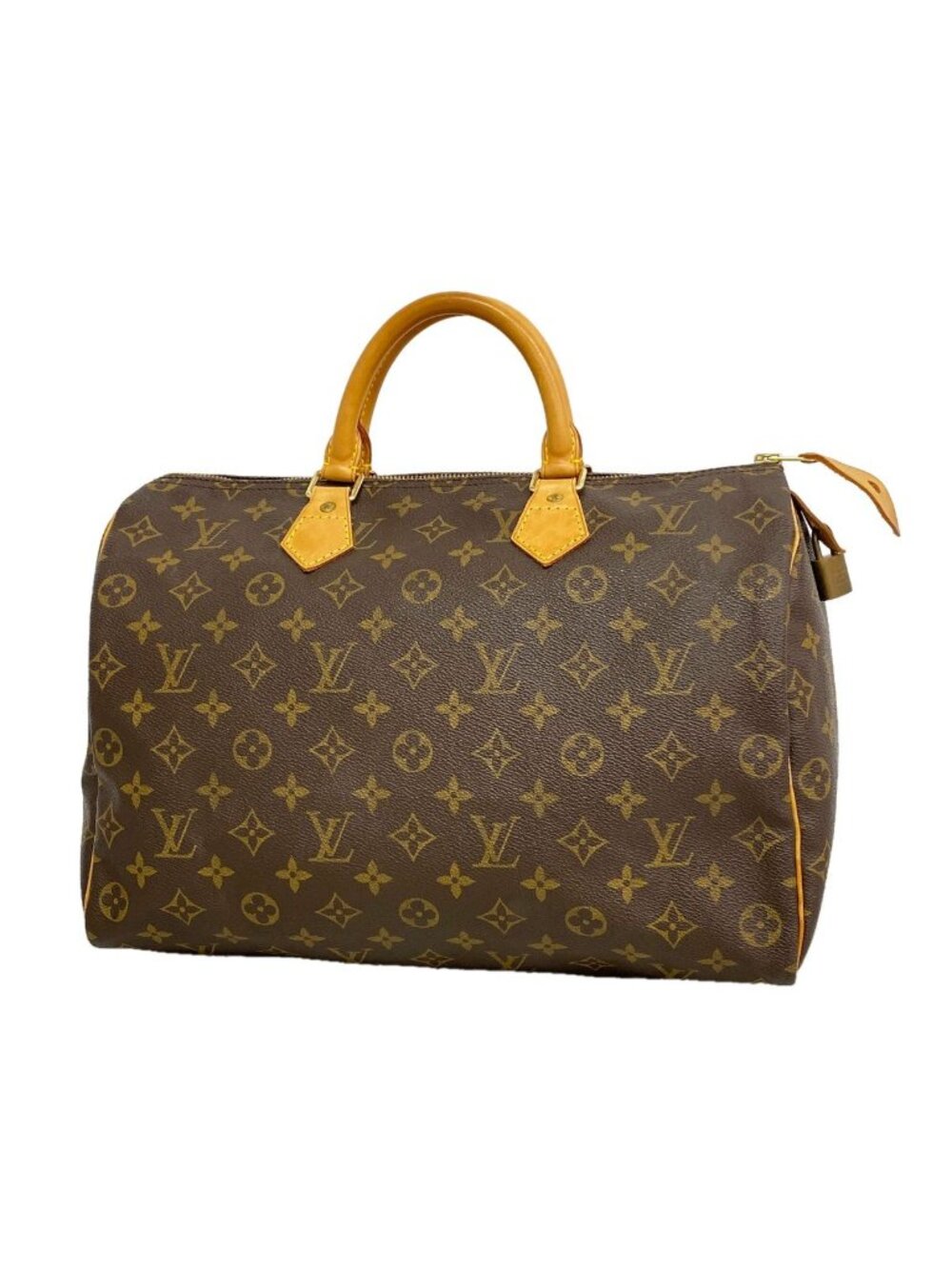 Louis Vuitton Handbag Monogram Speedy 35 Brown